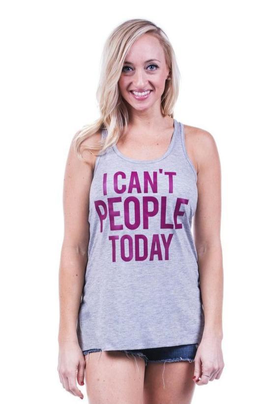 I Can't People Today Wholesale Tank Tops