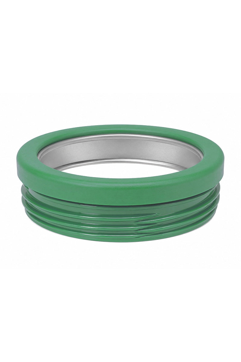 Aqua and Green Striped Can Coolers Wholesale