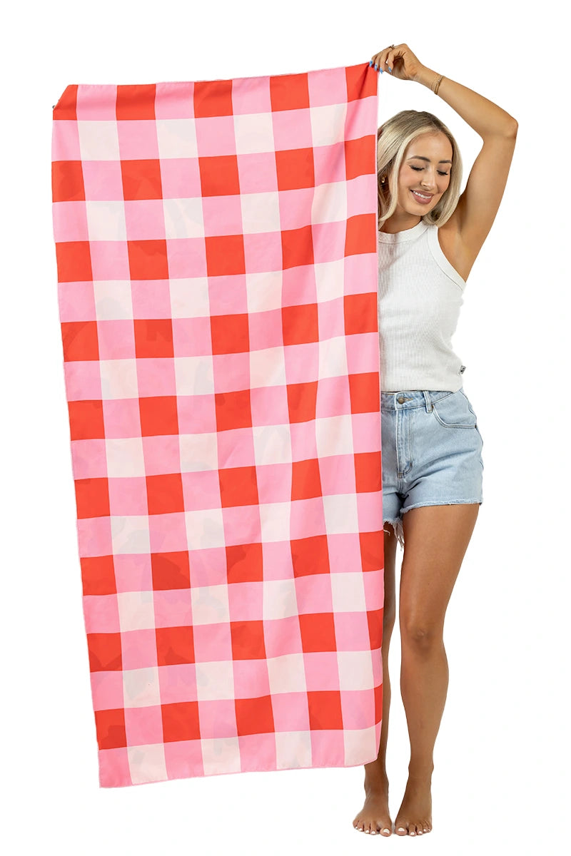 Roses All Over Wholesale Reversible Quick Dry Pool Towel