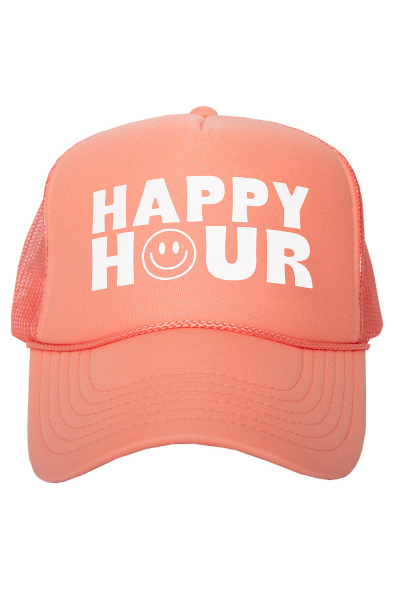 Happy Hour Foam Mesh Wholesale Trucker Hats
