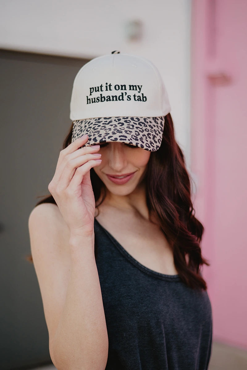 Put It On My Husband's Tab Wholesale Vintage Baseball Hat