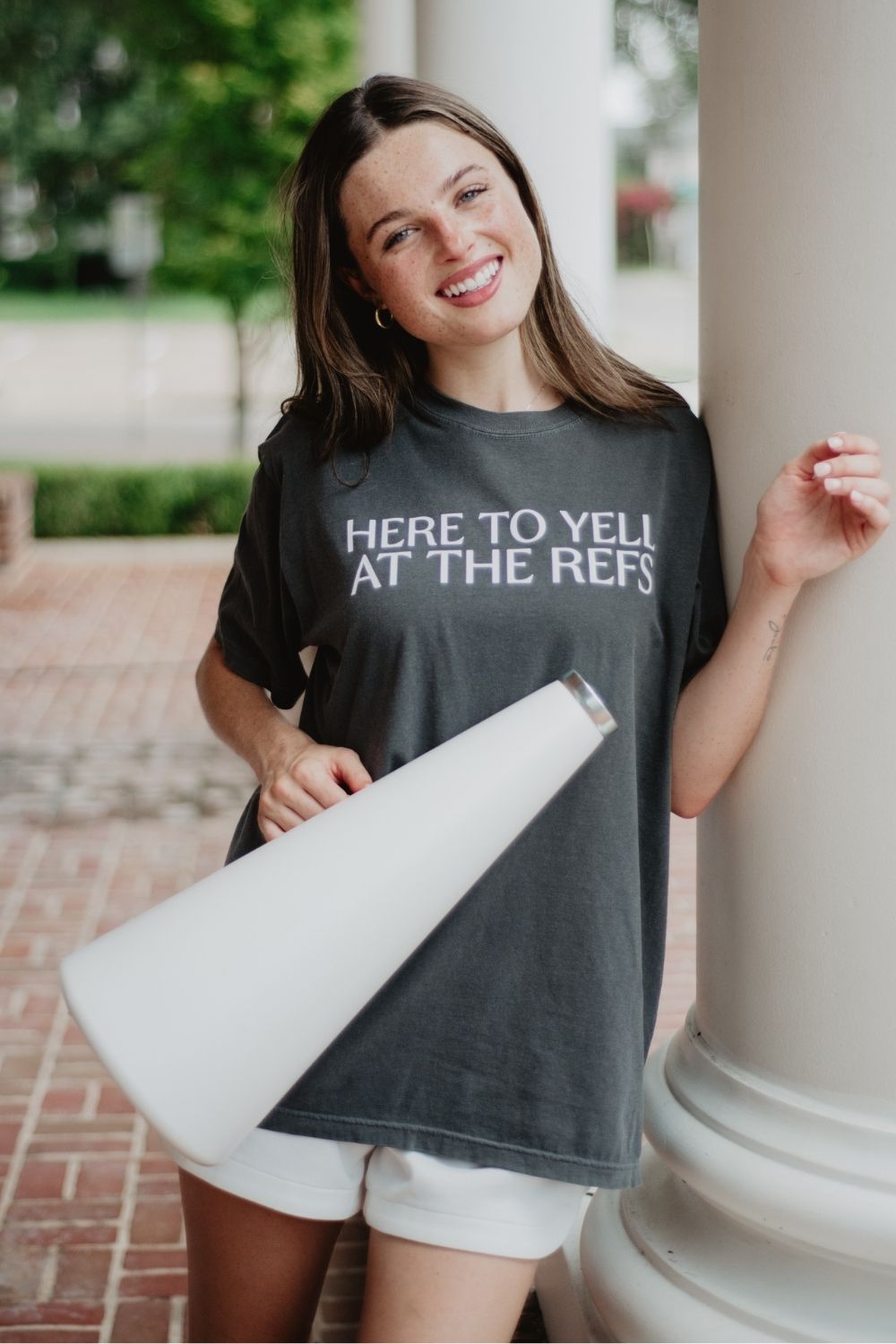 Here To Yell At The Refs Wholesale Funny Graphic Tee