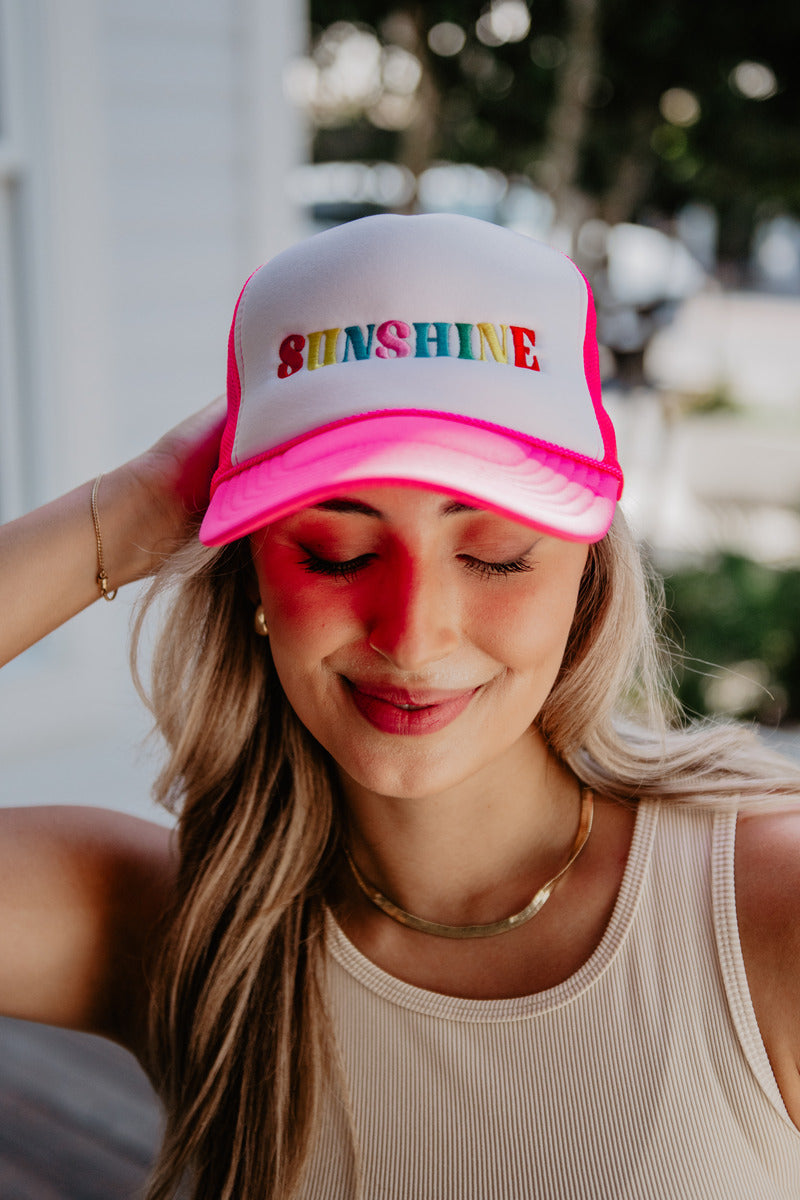Sunshine (Multicolored) Foam Wholesale Trucker Hat