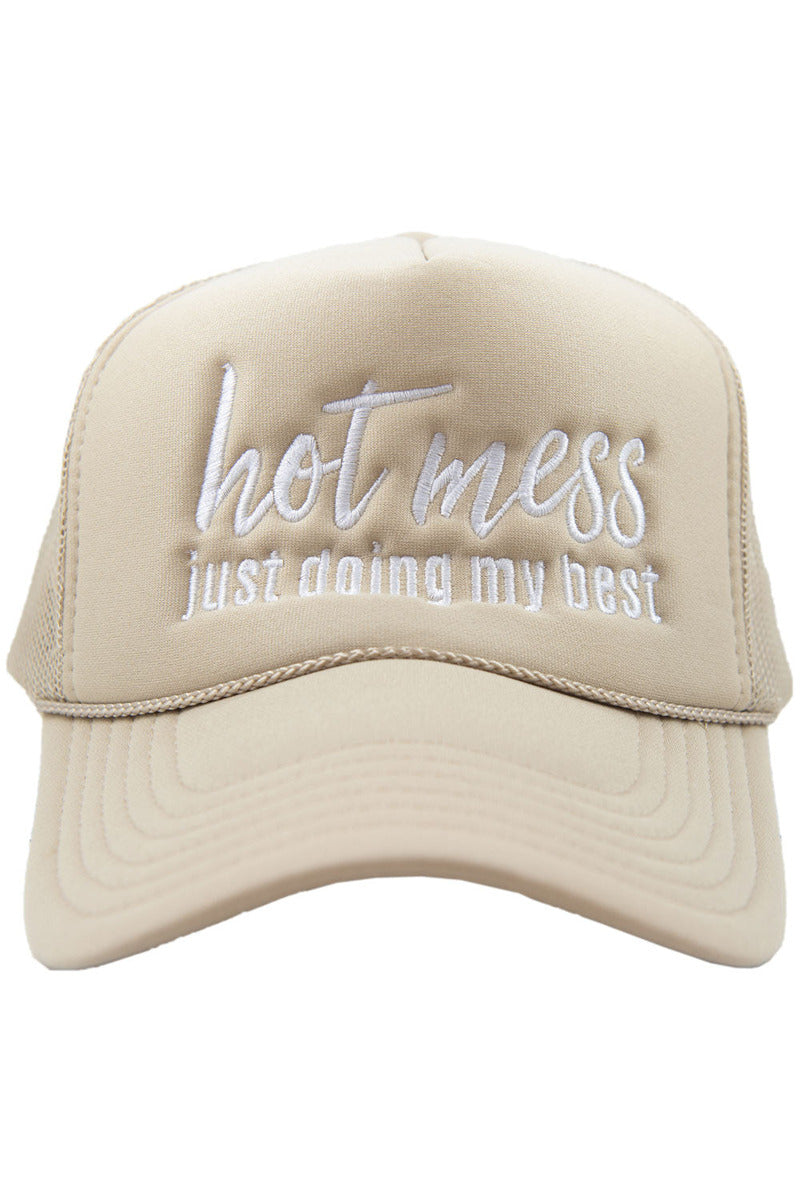 Hot Mess Just Doing My Best Wholesale Foam Hat