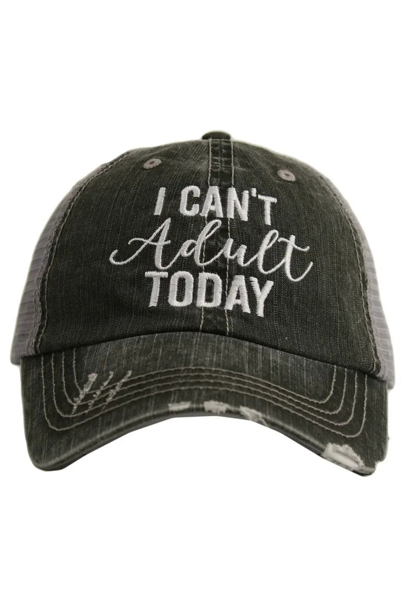 I Can't Adult Today Wholesale Trucker Hats