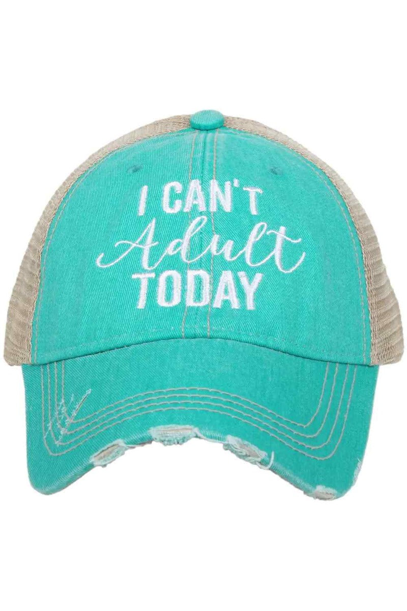 I Can't Adult Today Wholesale Trucker Hats