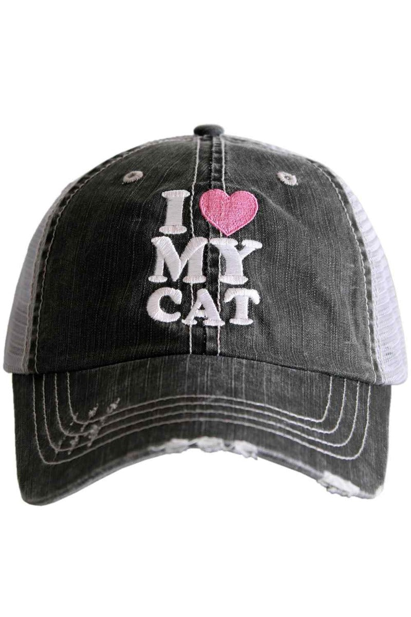 I Love My Cat Wholesale Trucker Hat