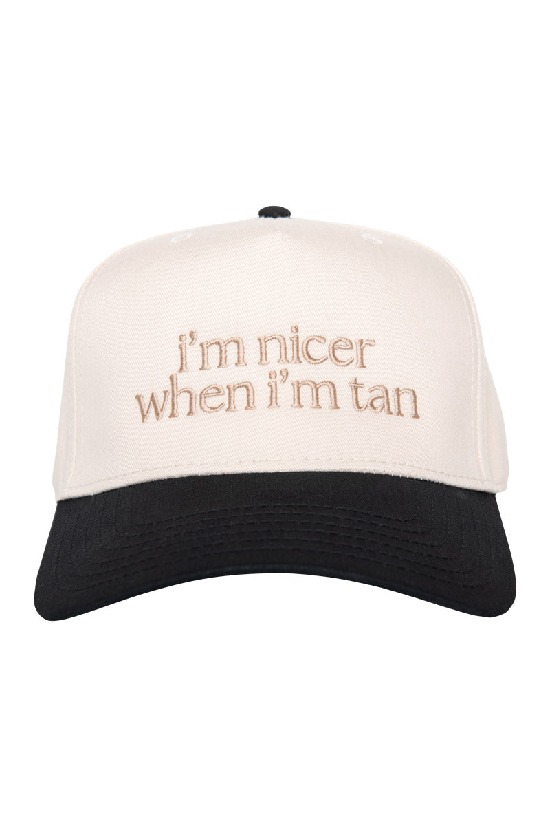 I'm Nicer When I'm Tan Wholesale Two-Toned Vintage Hats