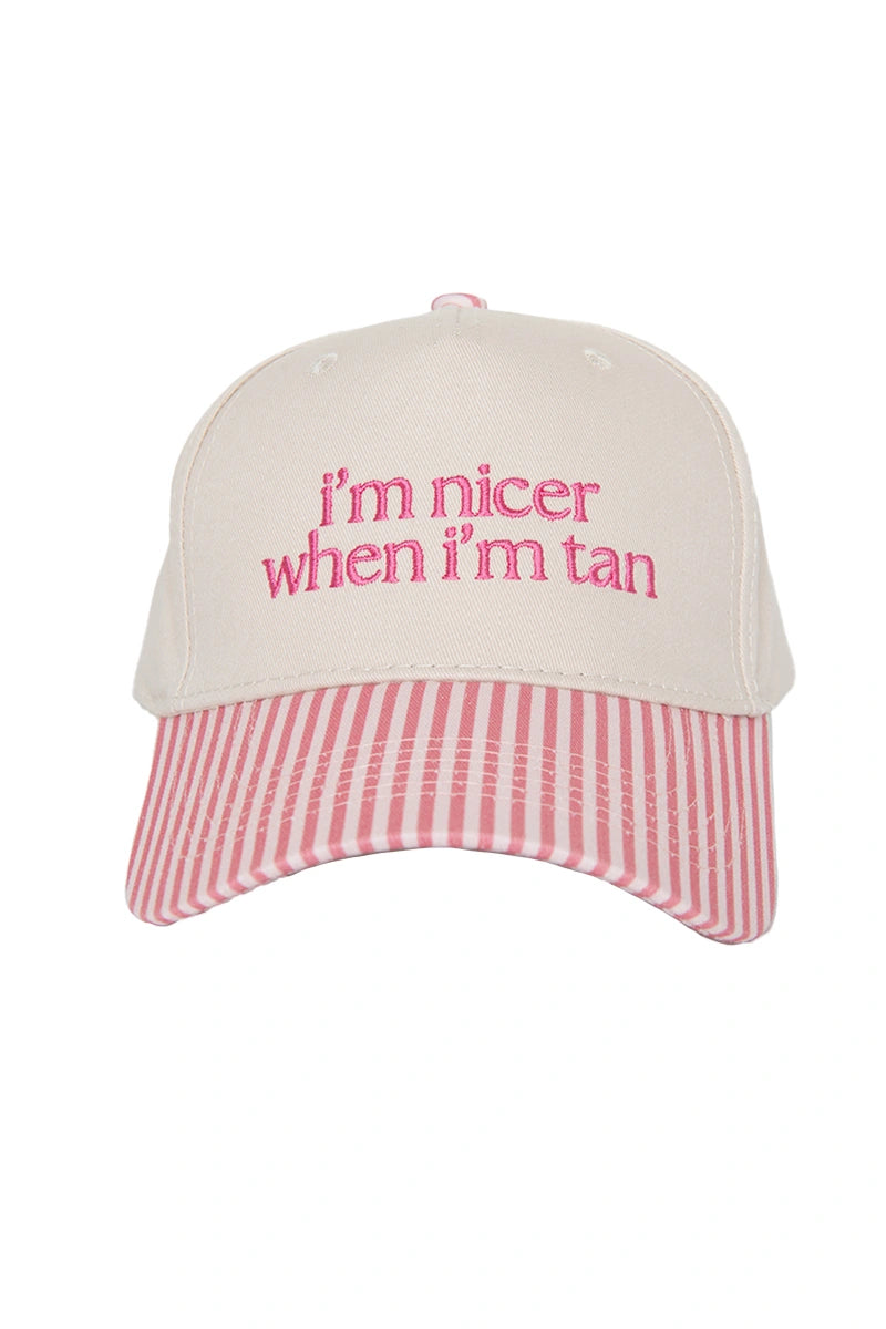 I'm Nicer When I'm Tan Wholesale Two-Toned Vintage Hats