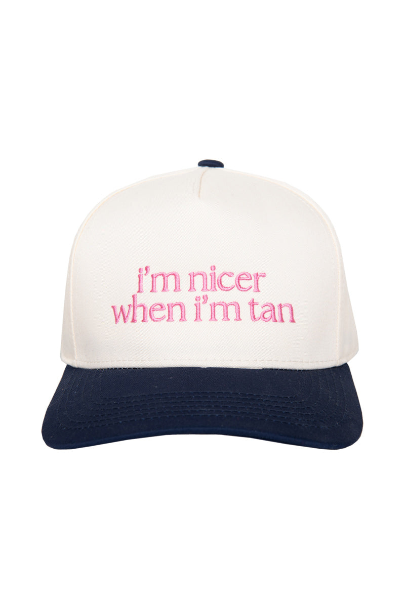 I'm Nicer When I'm Tan Wholesale Two-Toned Vintage Hats