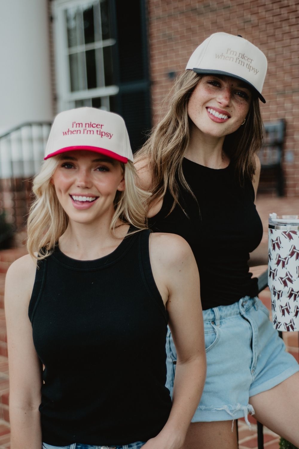 I'm Nicer When I'm Tipsy Wholesale Vintage Trucker Hat for Women