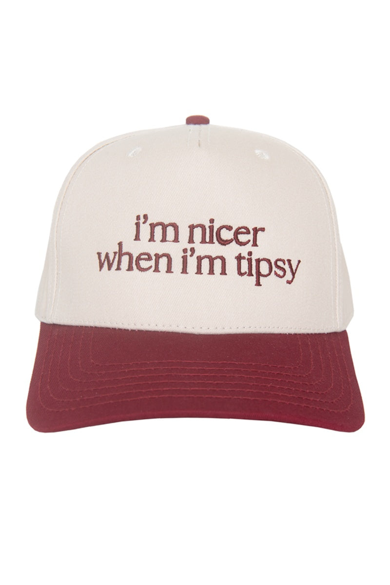 I'm Nicer When I'm Tipsy Wholesale Vintage Trucker Hat for Women