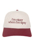 I'm Nicer When I'm Tipsy Wholesale Vintage Trucker Hat for Women