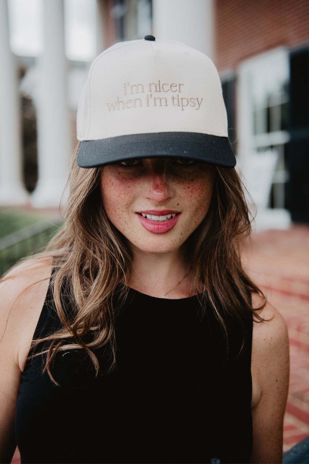 I'm Nicer When I'm Tipsy Wholesale Vintage Trucker Hat for Women