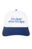 I'm Nicer When I'm Tipsy Wholesale Vintage Trucker Hat for Women
