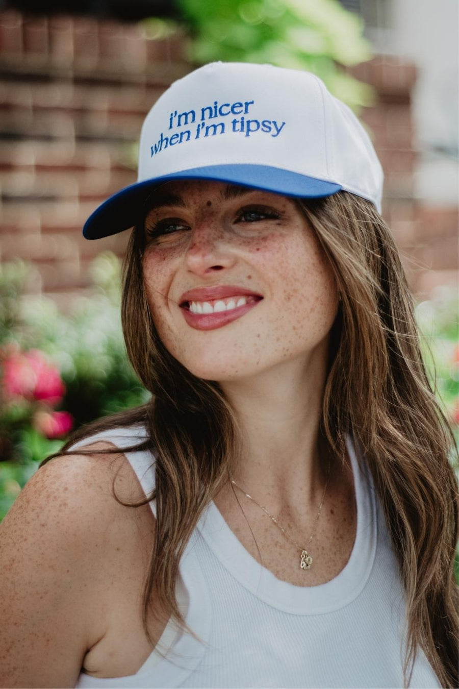 I'm Nicer When I'm Tipsy Wholesale Vintage Trucker Hat for Women