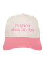 I'm Nicer When I'm Tipsy Wholesale Vintage Trucker Hat for Women