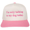I'm Only Talking To My Dog Today Wholesale Two-Toned Hat