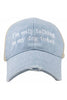I'm Only Talking to My Dog Wholesale Trucker Denim Hat