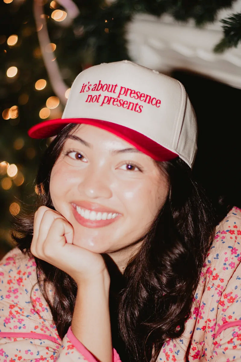 It's About Presence, Not Presents Wholesale Vintage Hat