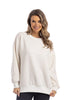 White Women's Graphic Wholesale Sweatshirt