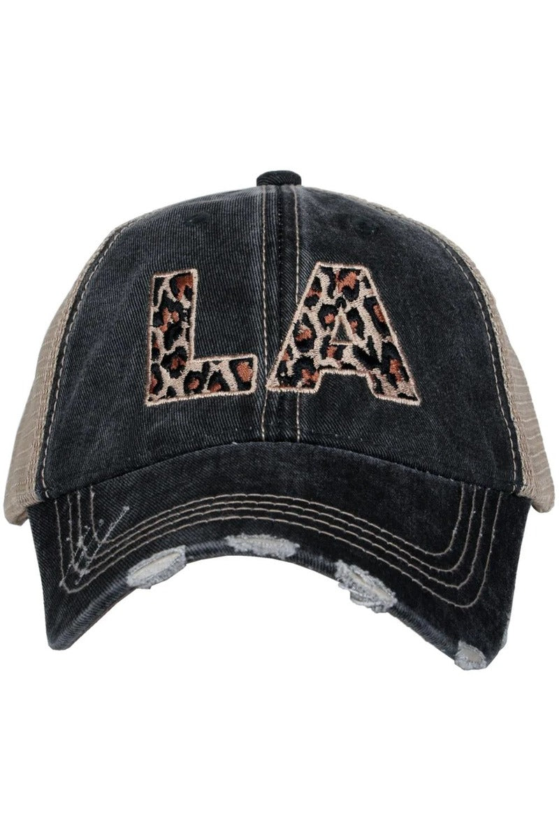 LA Louisiana Leopard State Wholesale Hat