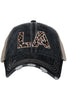 LA Louisiana Leopard State Wholesale Hat