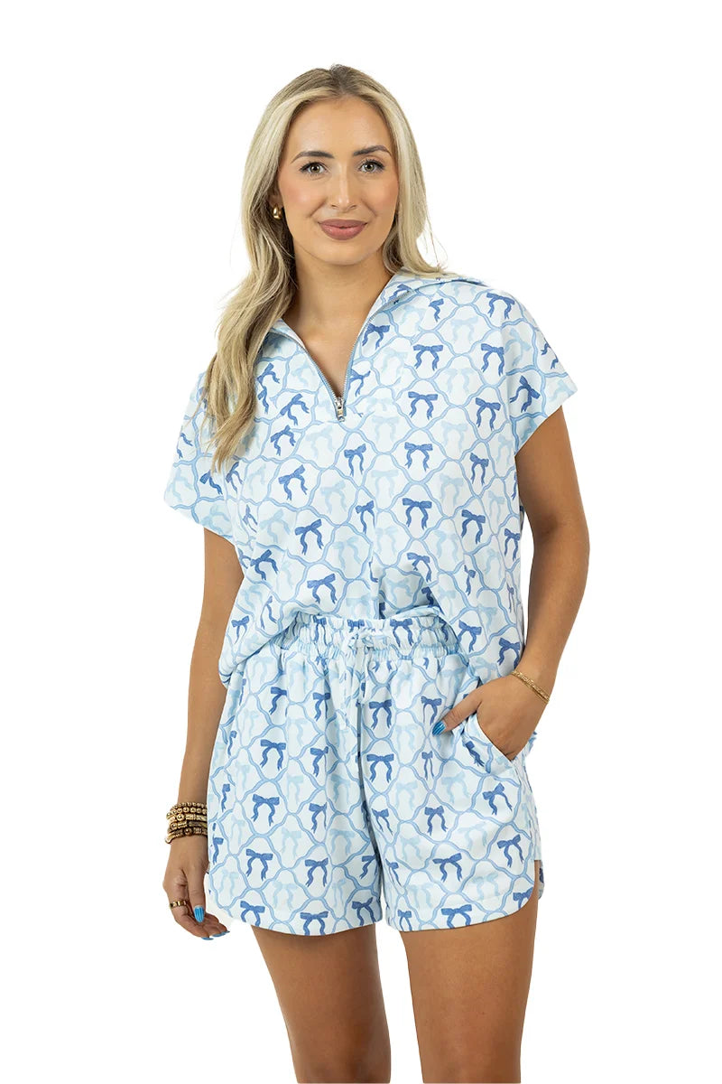 Light Blue Mini Bows Wholesale Scuba Sets Clothing