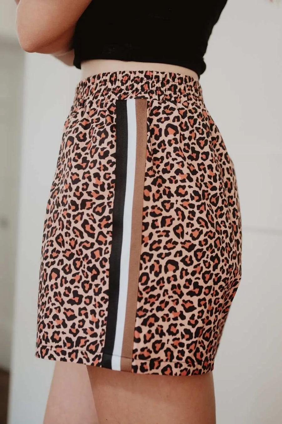 Brown Leopard Cute Wholesale Women's Boxers