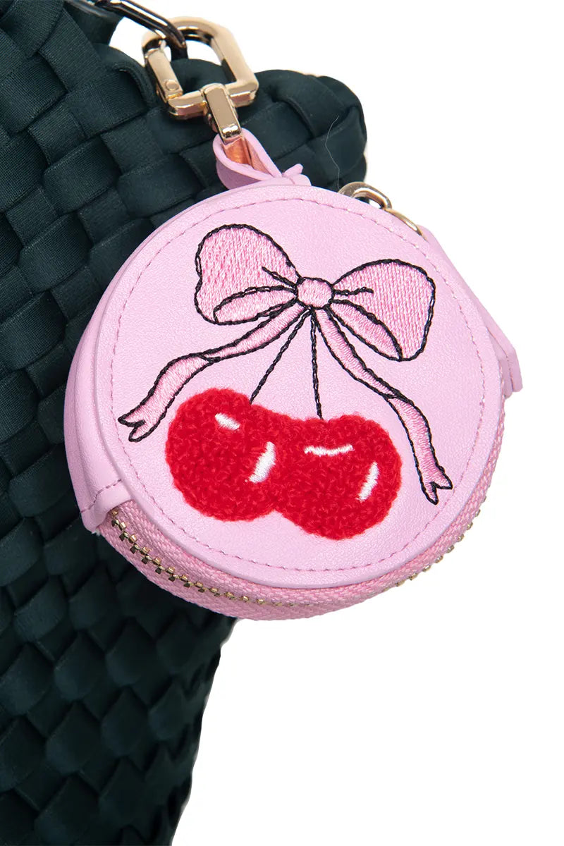 Cherry Bows Coin Purse Keychain Wholesale