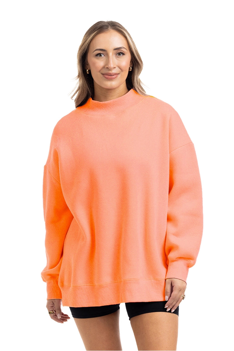 Wholesale Coral Essential Mock Neck