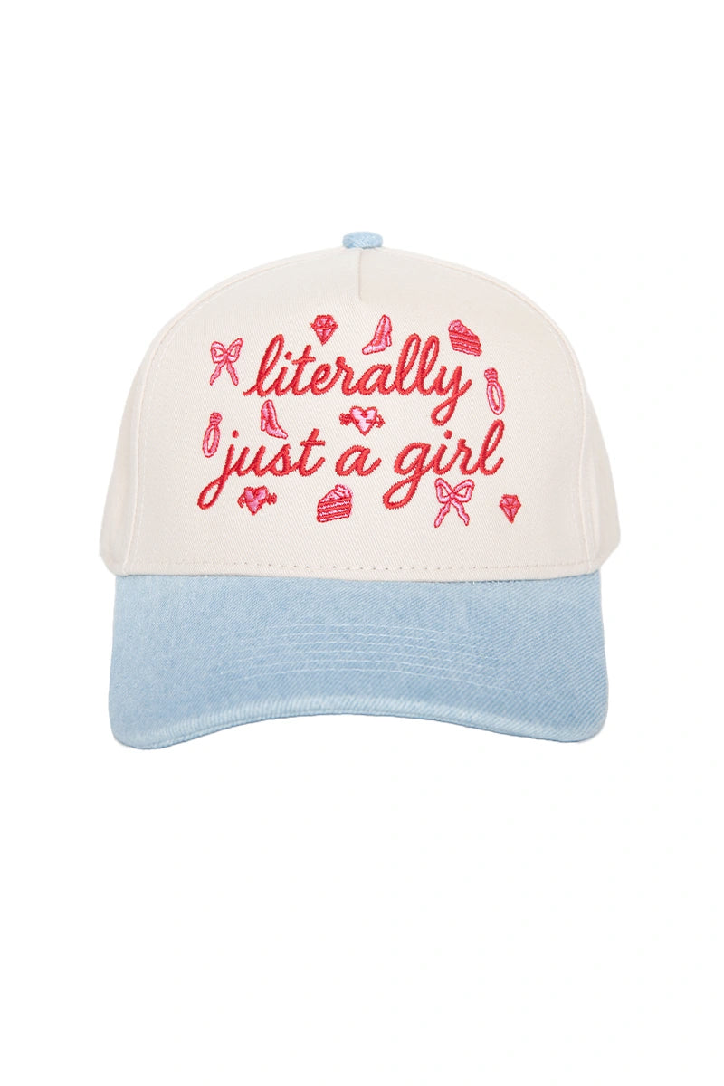 Literally Just A Girl Doodles Wholesale Vintage Trucker Hats
