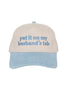 Put It On My Husband's Tab Wholesale Vintage Baseball Hat