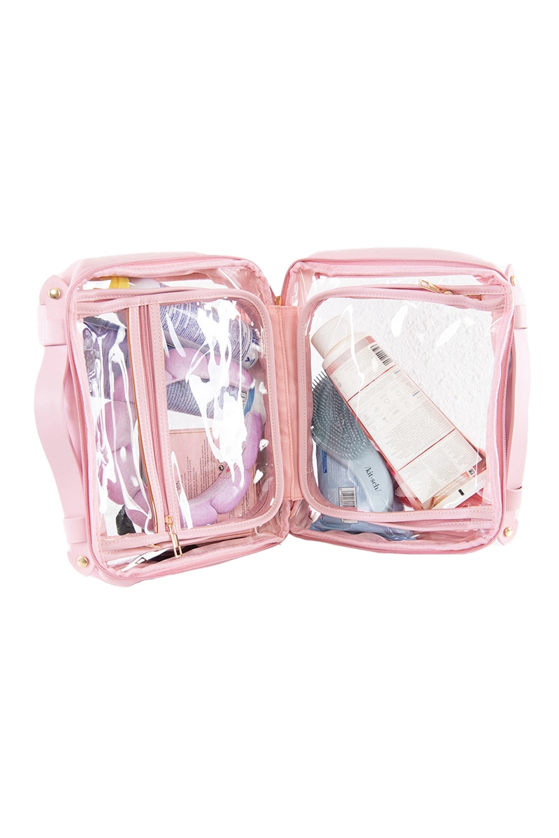 Light Pink Large Makeup & Toiletries Organizer Wholesale