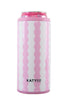 Light Pink Scalloped Wholesale Slim Can Cooler