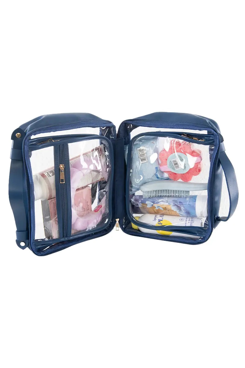 Navy Large Makeup & Toiletries Organizer Wholesale