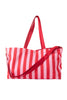 Pink & Red Striped Wholesale Sleepover Bag