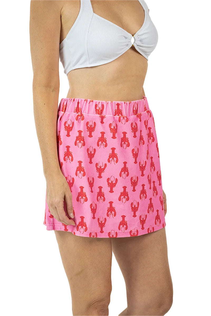 Lobsters Wholesale Terry Cloth Skirt