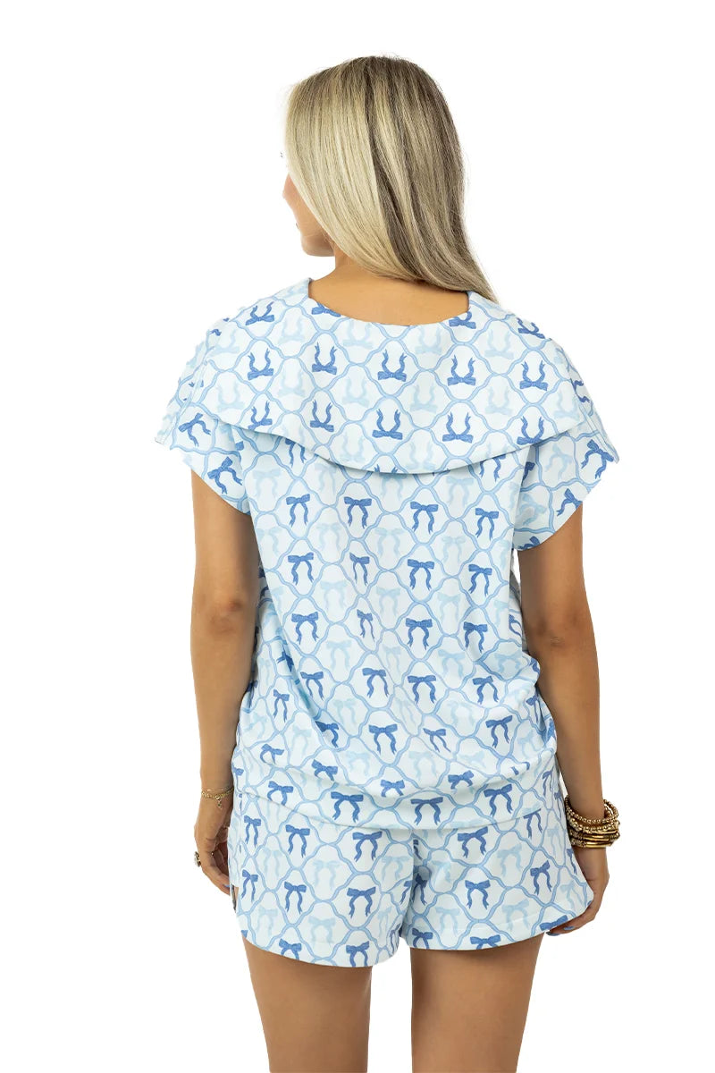 Light Blue Mini Bows Wholesale Scuba Sets Clothing