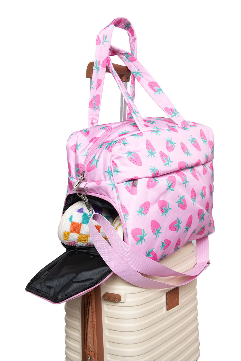 Subtle Strawberry Wholesale Travel Weekender for Women