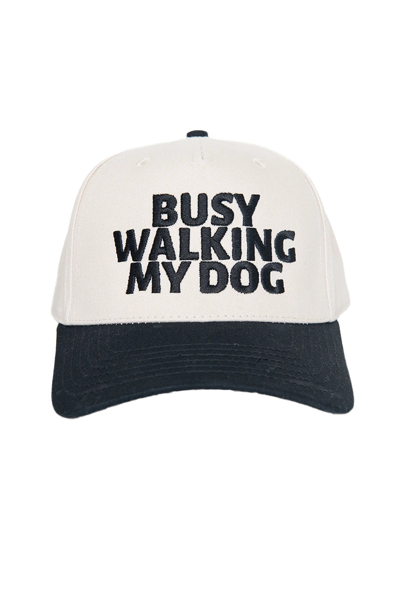 Busy Walking My Dog Wholesale Vintage Trucker Hats for Women