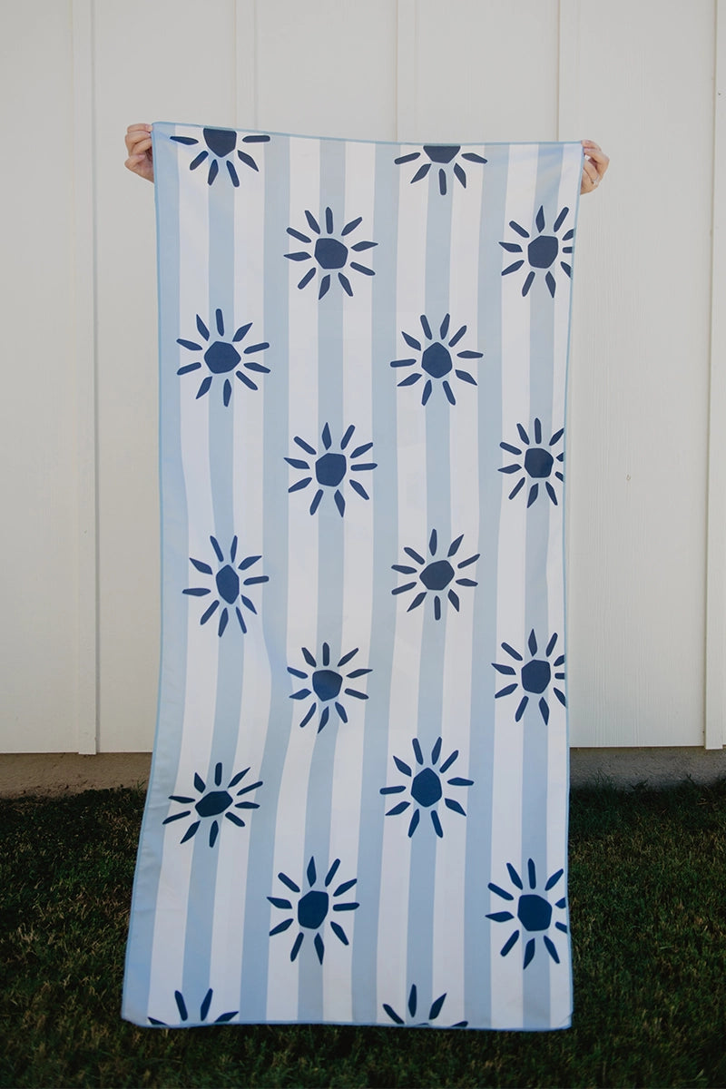 LAKE Stripes Sun Reversible Beach Towel