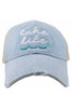 Lake Life (WAVES) Women's Denim Wholesale Trucker Hat