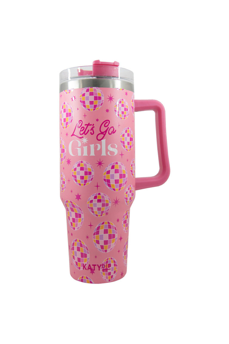 Let's Go Girls 40 Oz Wholesale Tumbler Cup with Handle