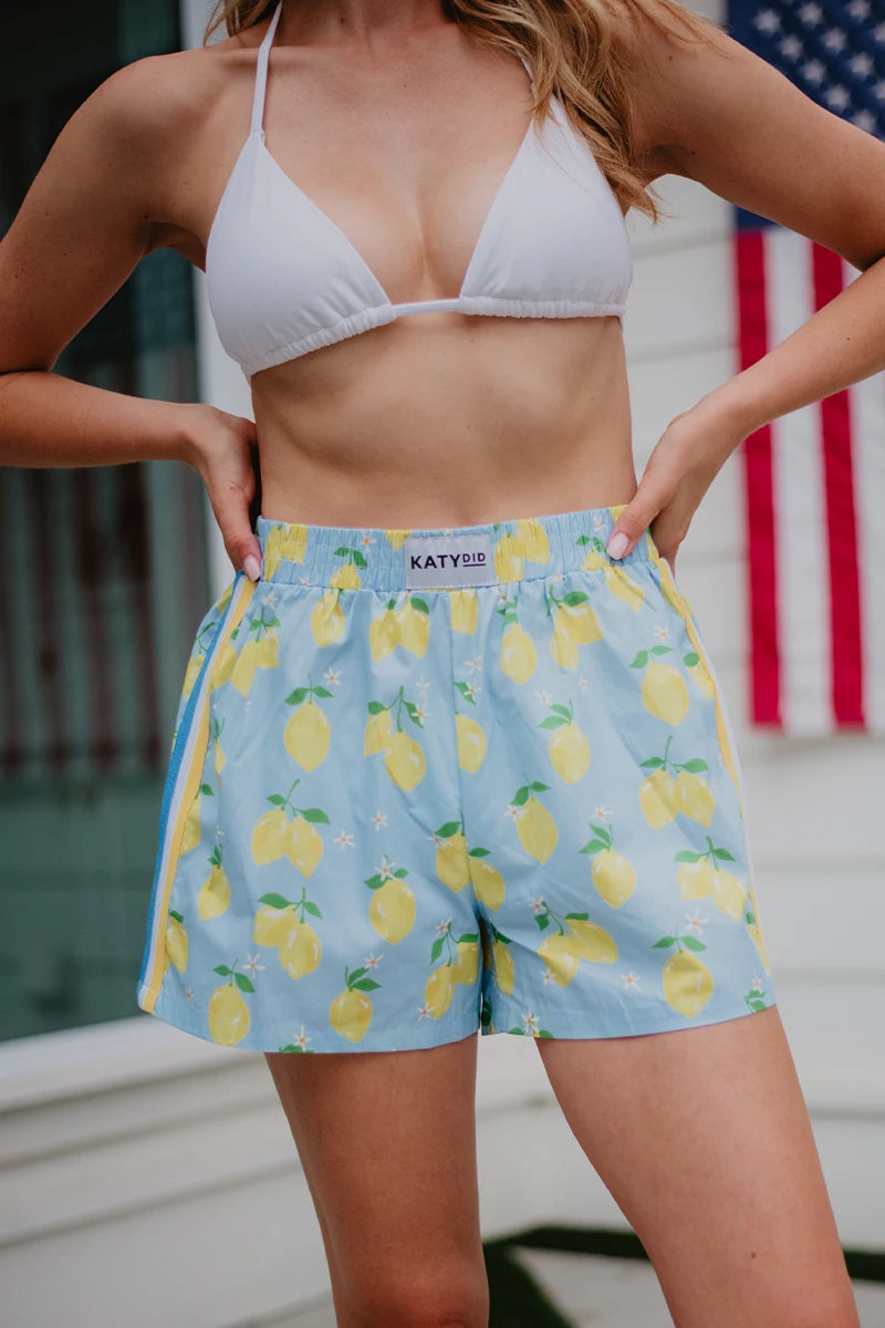 Zesty Lemons Wholesale Boxers Female