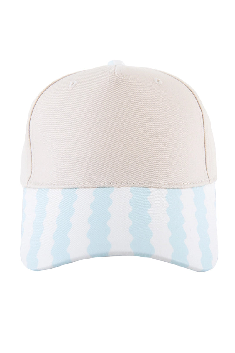 Light Blue Scalloped Wholesale Vintage Hat Blanks