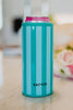 Aqua and Green Striped Can Coolers Wholesale