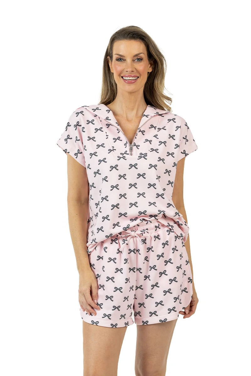 Pink and Black Mini Bows Wholesale Scuba Sets