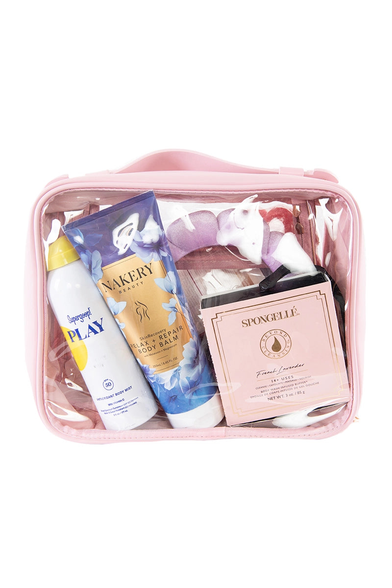 Light Pink Large Makeup & Toiletries Organizer Wholesale