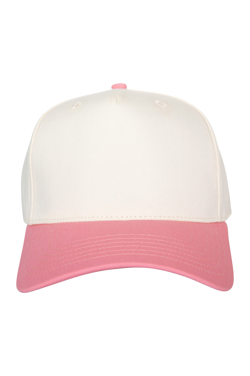 Pink and Tan Wholesale Two-Toned Vintage Hat